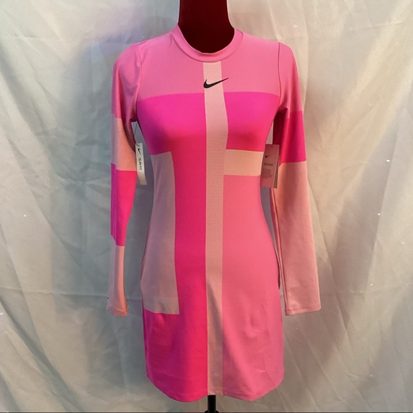 nike long sleeve tennis dress